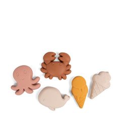SILICONE SAND TOYS 5 PIECES