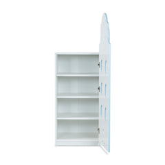 SINGLE CABINET- PASTEL BLUE PREMIUM DOOR